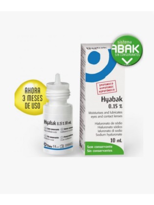 HYABAK SOLUC LUBRIF 10 ML/